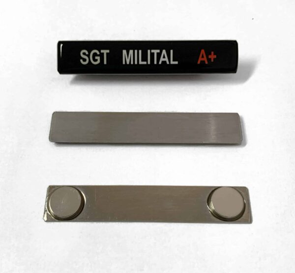 Plaqueta/Tarjeta de Aço Polícia Militar RJ - Ímã